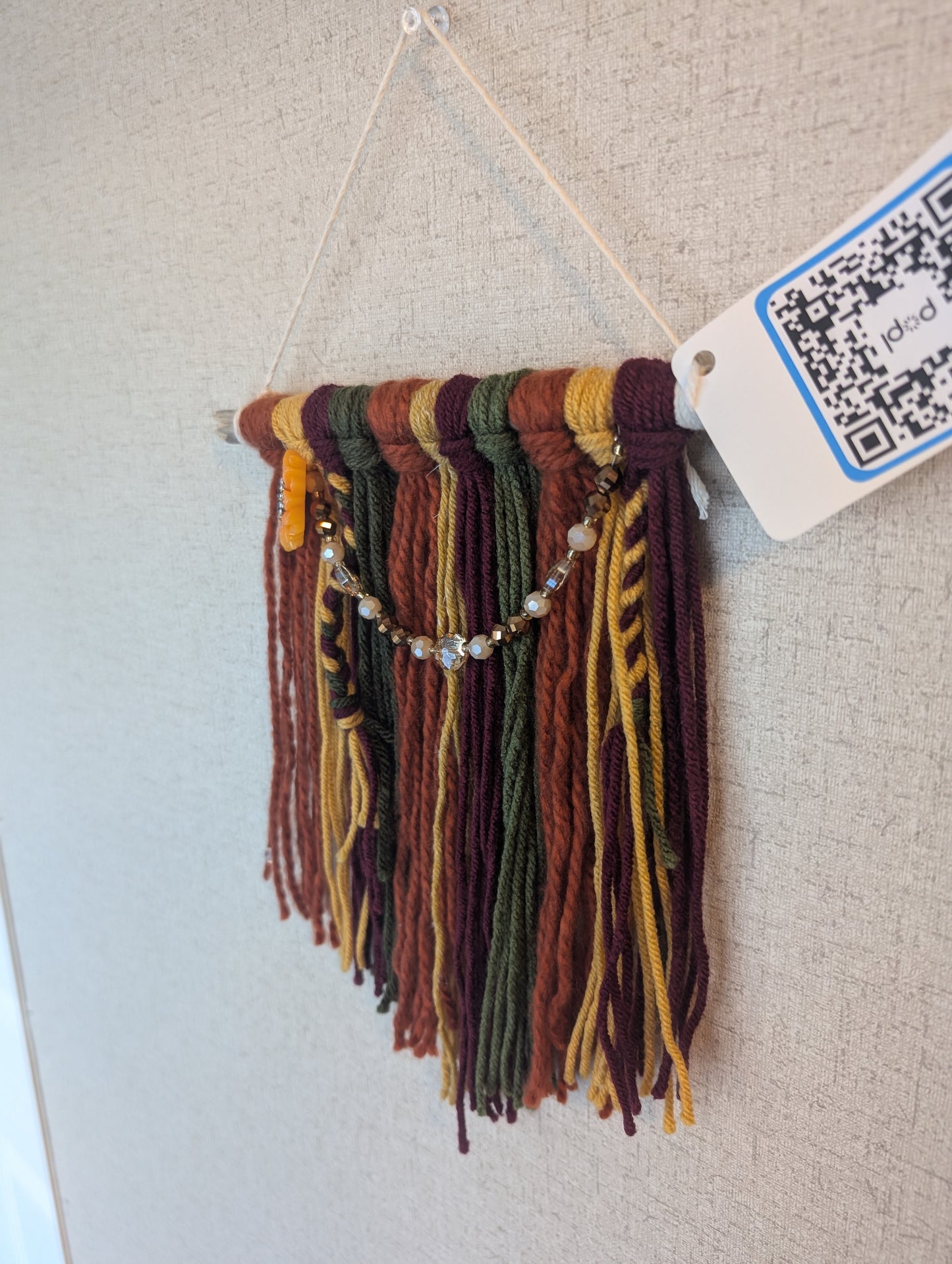 Fall Inspired Small Wall Hanging 10" W 11" L