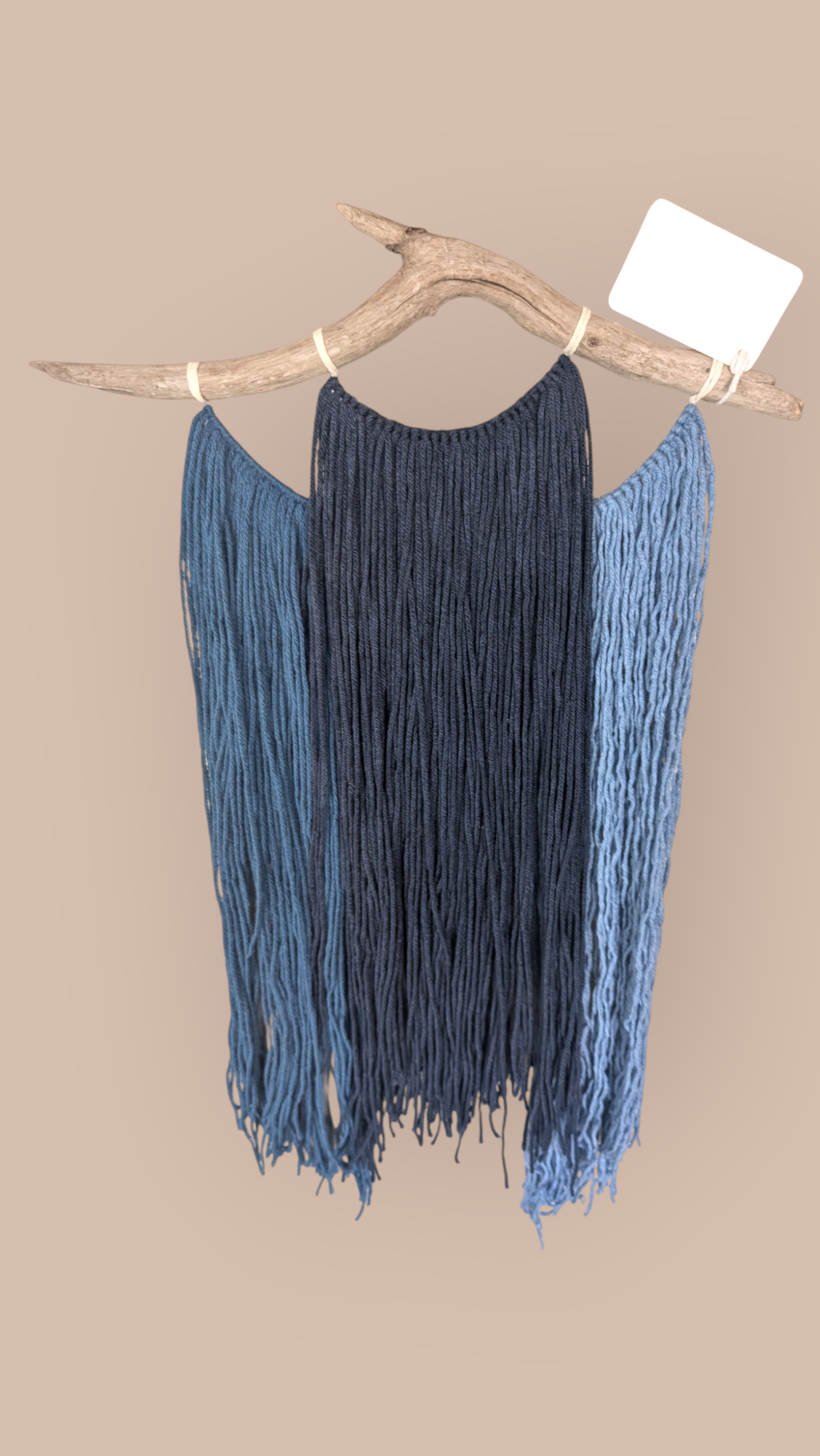 Blues Modern Style Wall Hanging 17.5" W 28.5" L