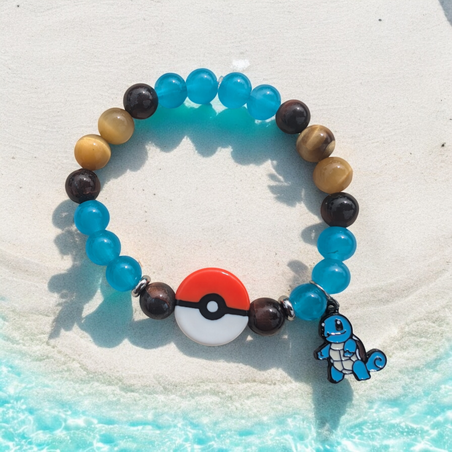Poke-Mon Inspired Stone Bracelet (8mm)