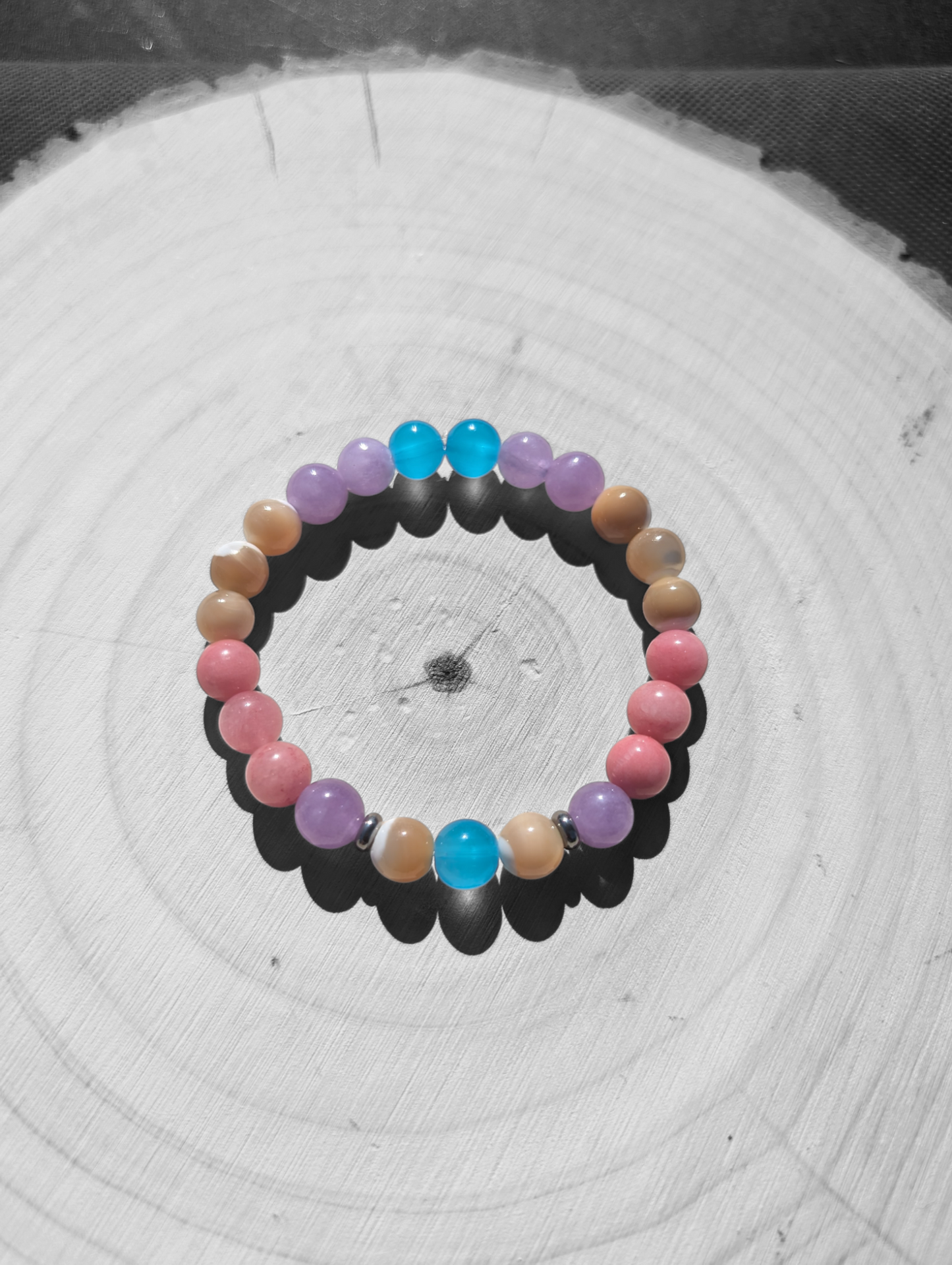 Anime Heros Anime Inspired Theme Stone Bracelets (8mm)