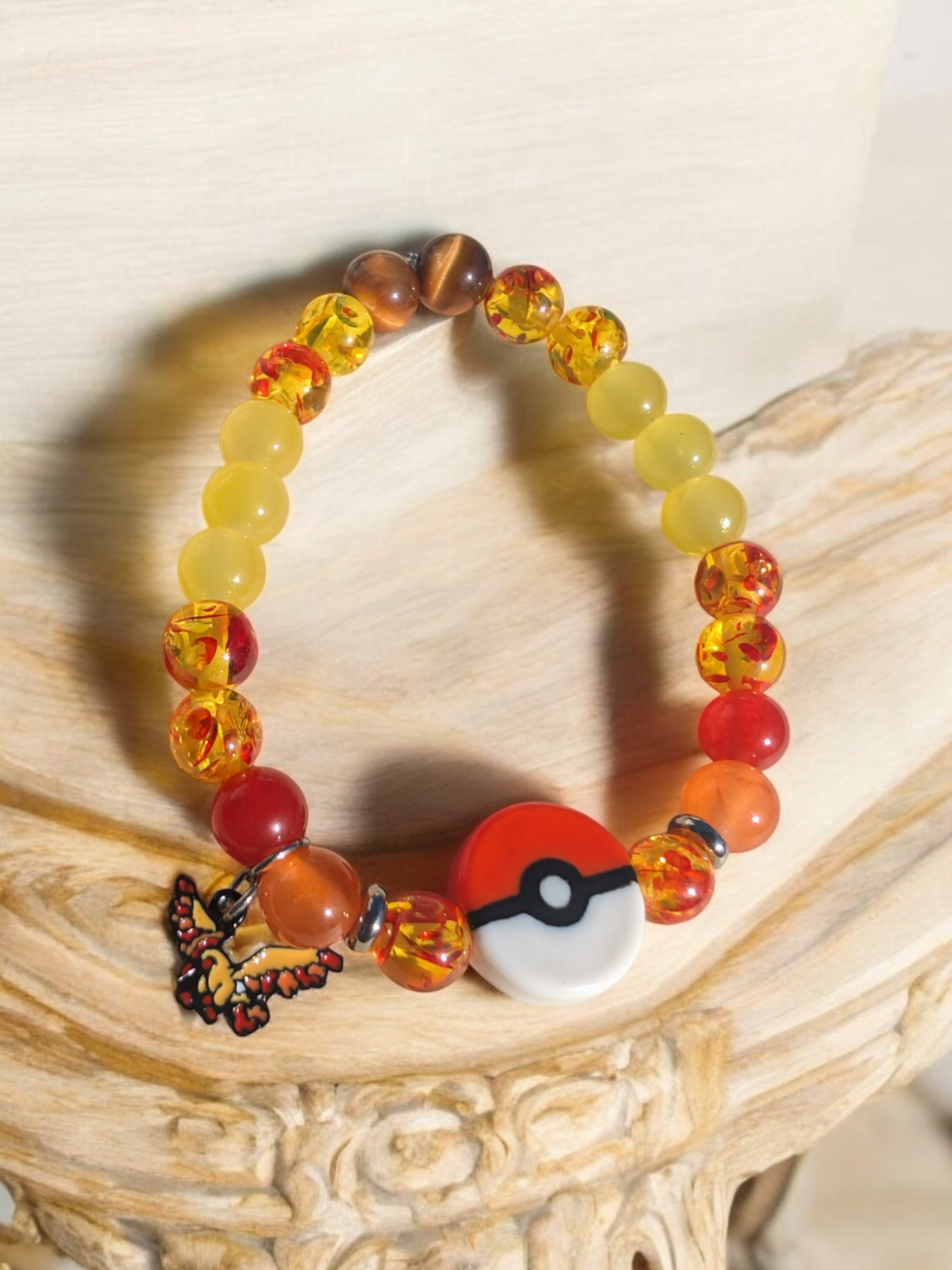 Legendary Birds Inspired Stone Bracelet (8mm)