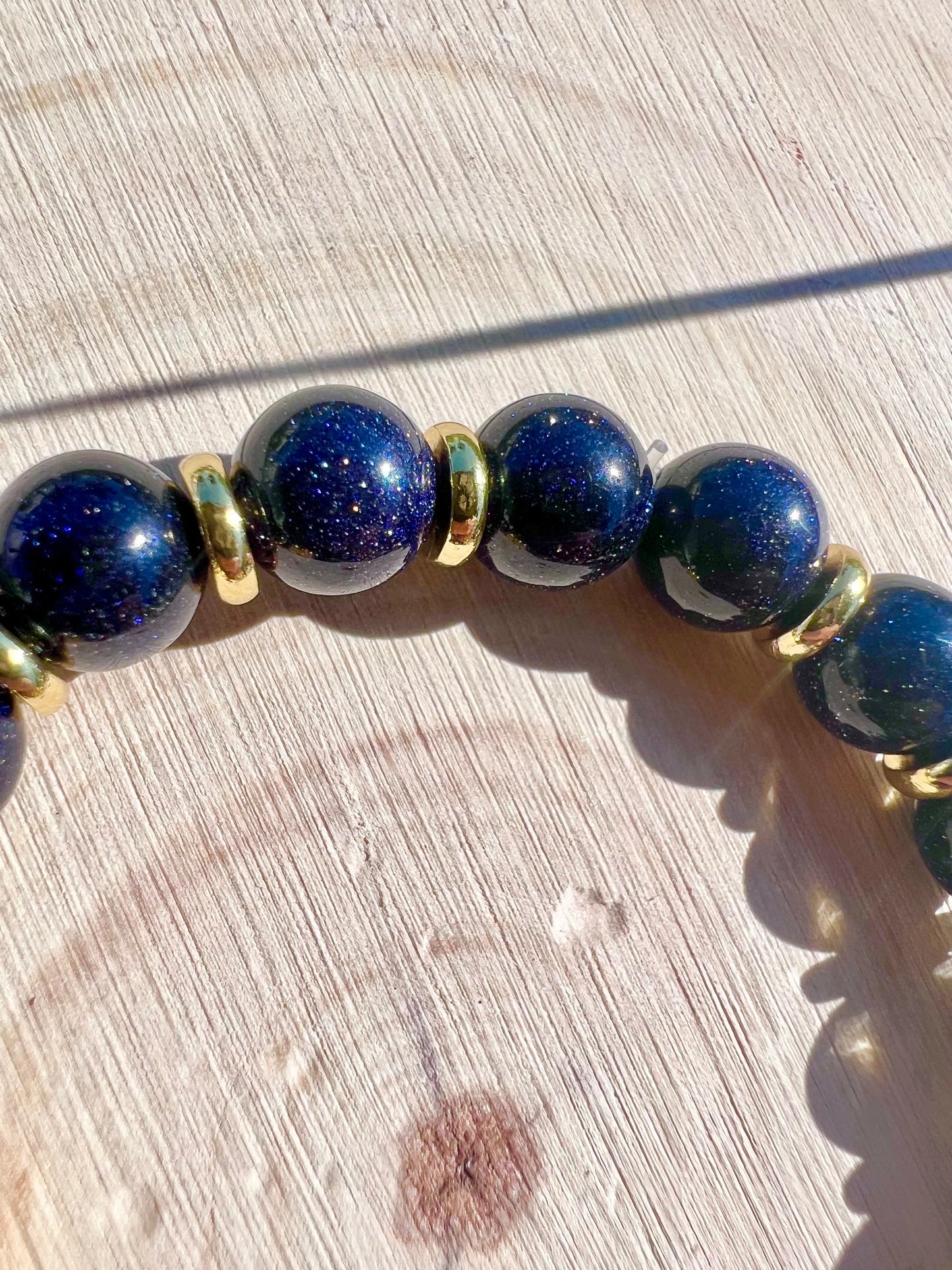 18k Gold Plated Galaxy Collection Bracelet 8mm (8mm)