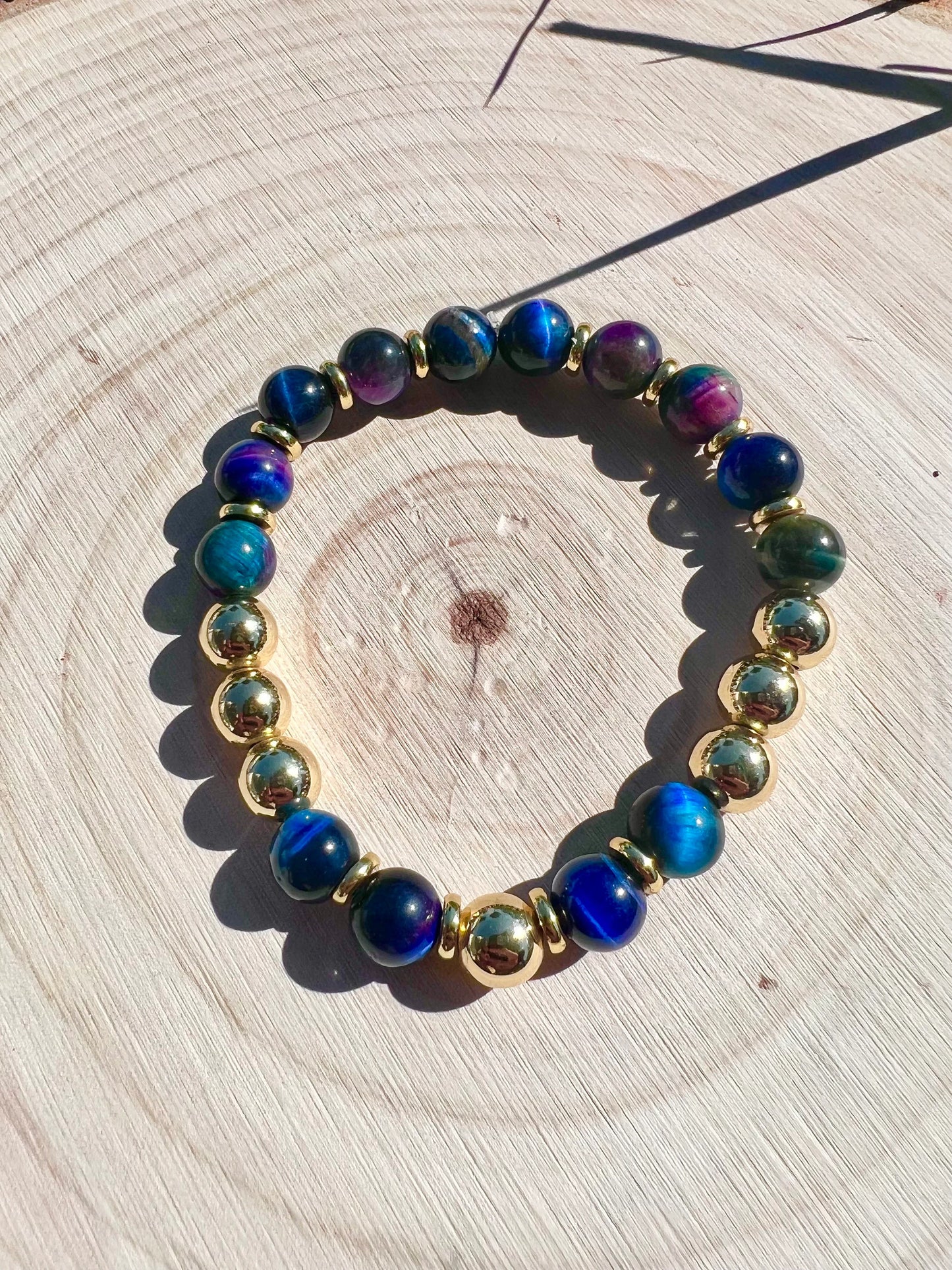 18k Gold Plated Galaxy Collection Bracelet 8mm (8mm)