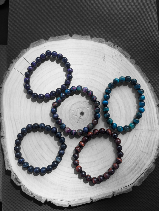 Tiger Eye Stone Bracelets (8mm)