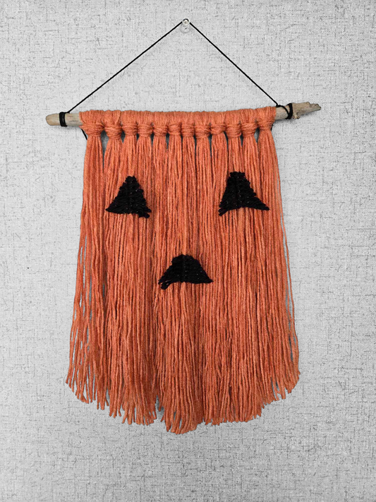 Halloween Pumpkin Hanging 9.5" W 11" L