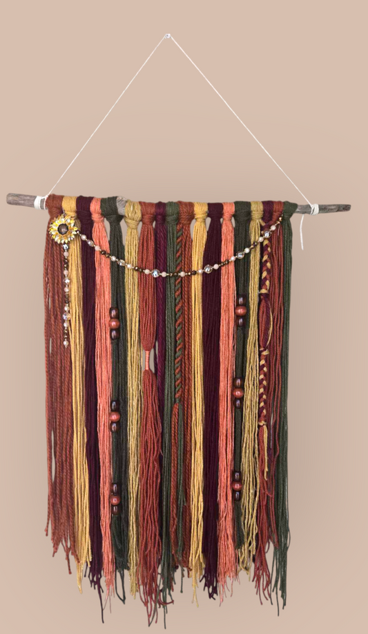 Fall Inspired Large Wall Hanging 21" W 27" L