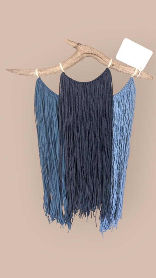 Blues Modern Style Wall Hanging 17.5" W 28.5" L