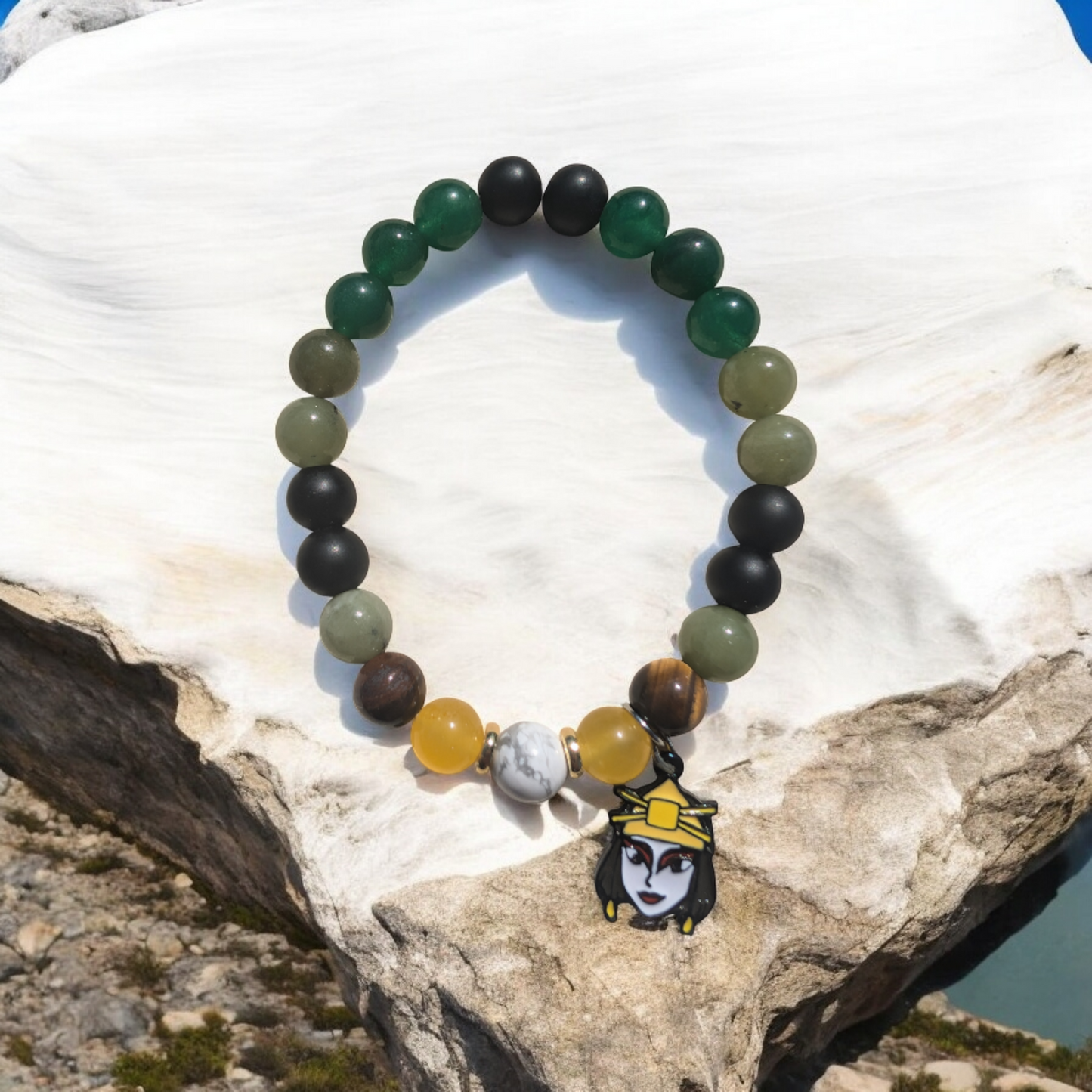 Charmed Avatar Inspired Stone Bracelet (8mm)