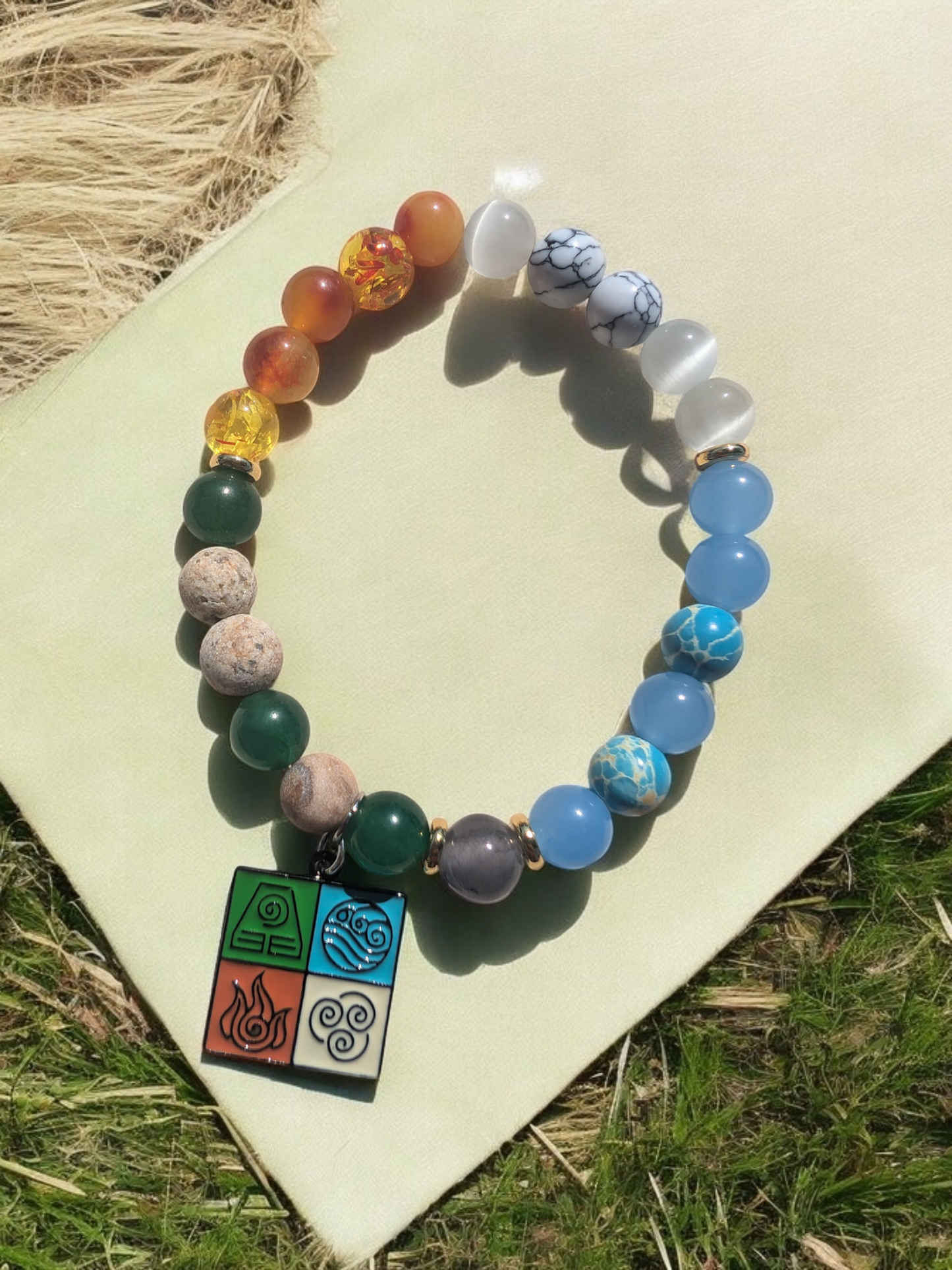 Charmed Avatar Inspired Stone Bracelet (8mm)