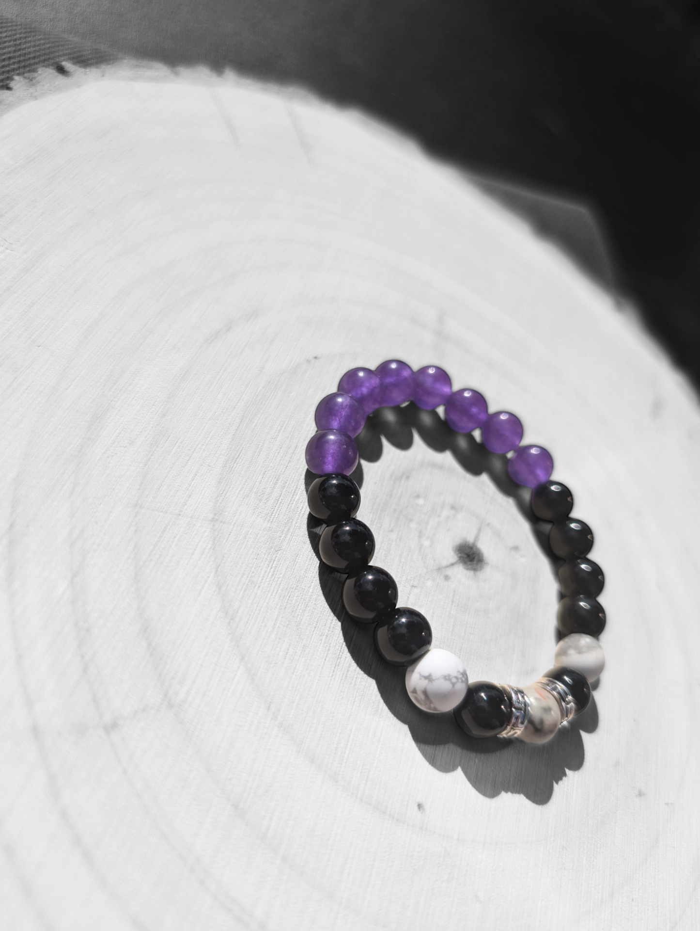 Hunter Anime Color Inspired Stone Bracelet (8mm)