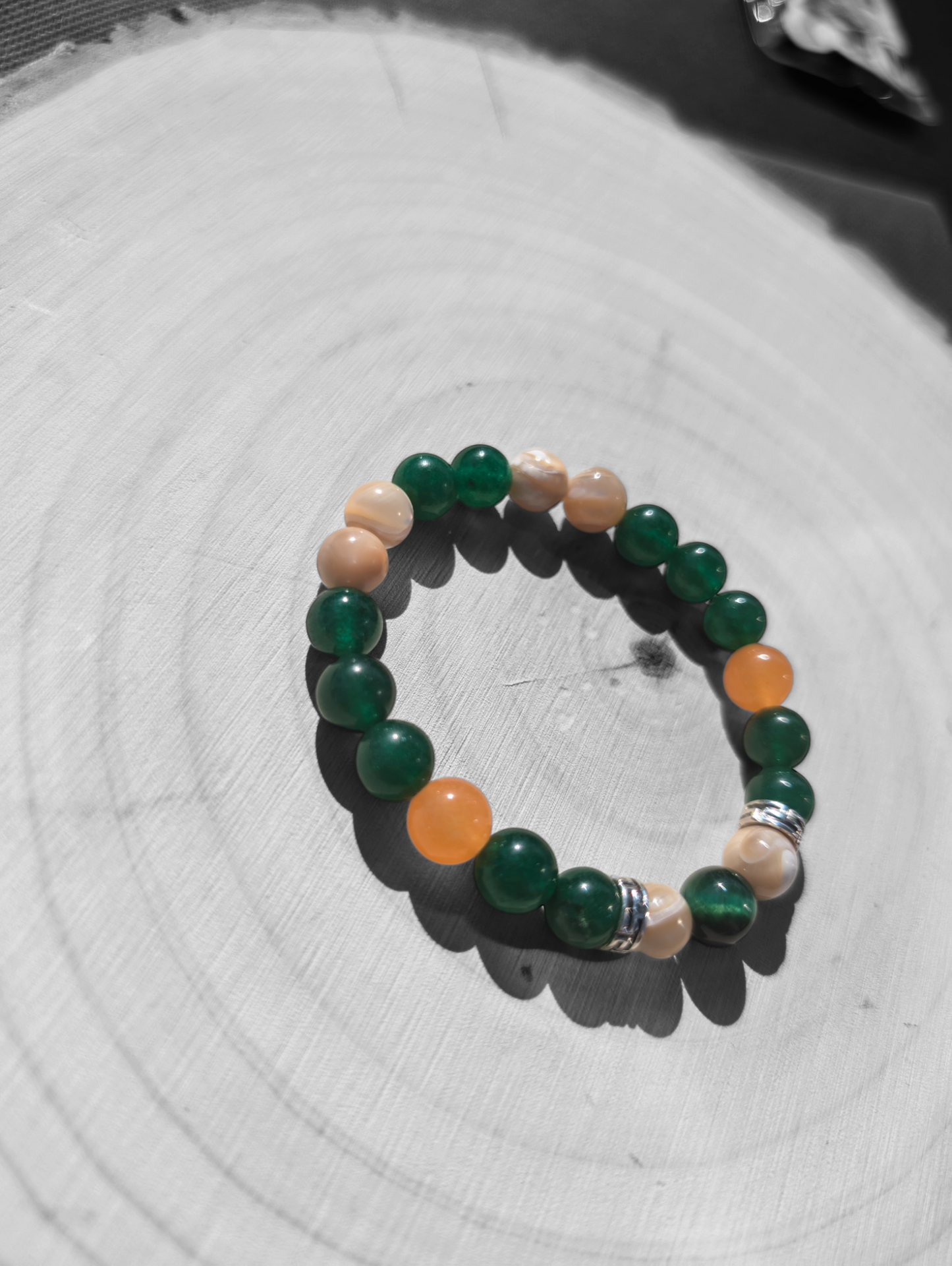 Hunter Anime Color Inspired Stone Bracelet (8mm)