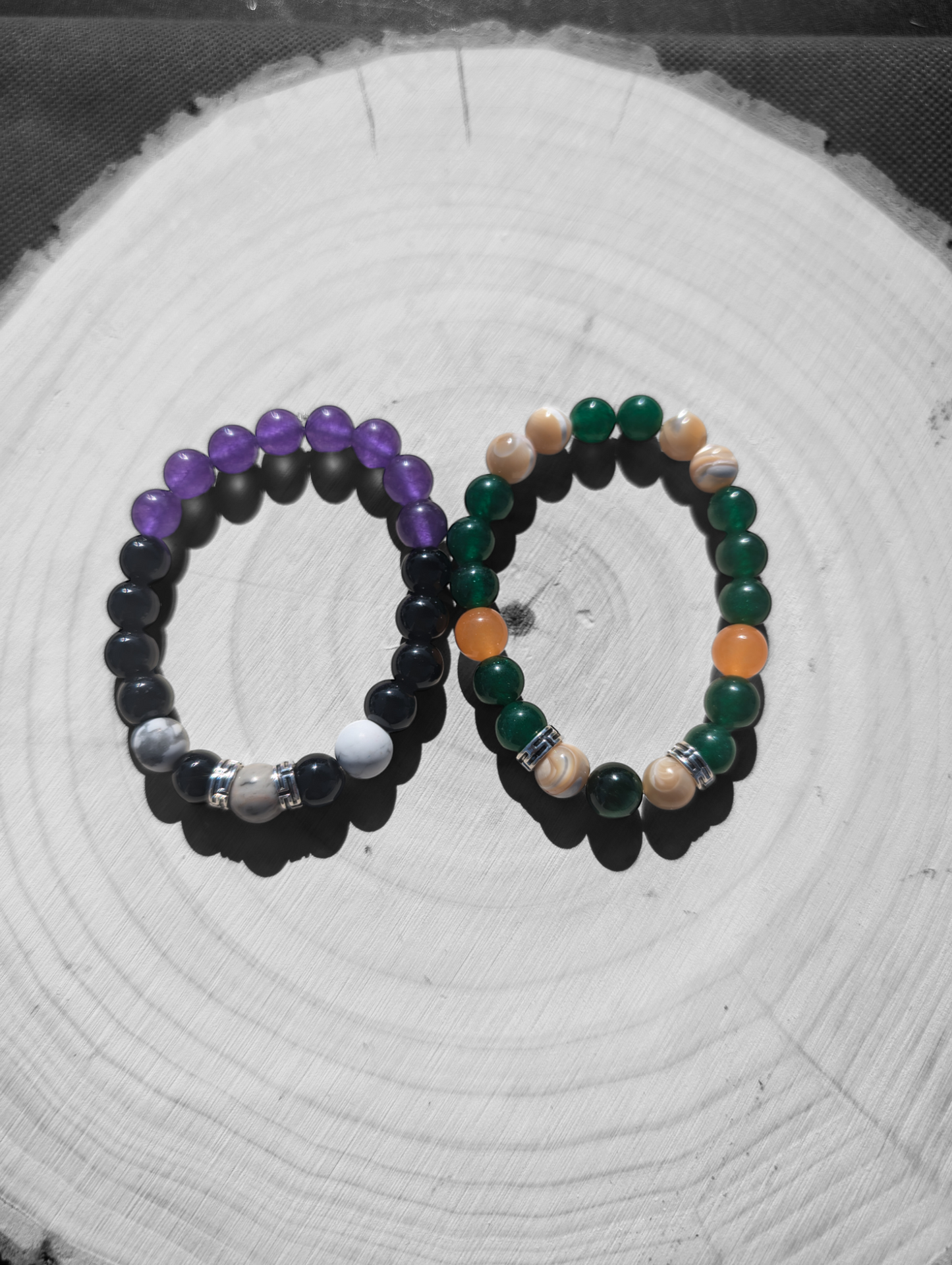 Hunter Anime Color Inspired Stone Bracelet (8mm)