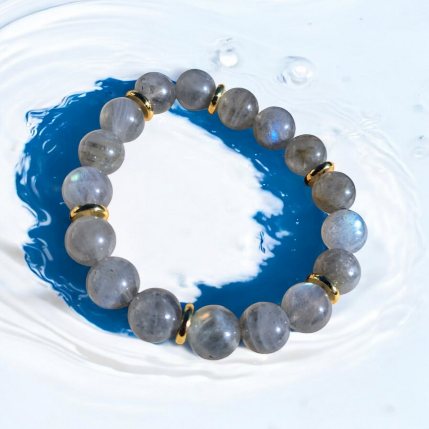(LIMITED) Moonstone Stone Bracelet (10mm)