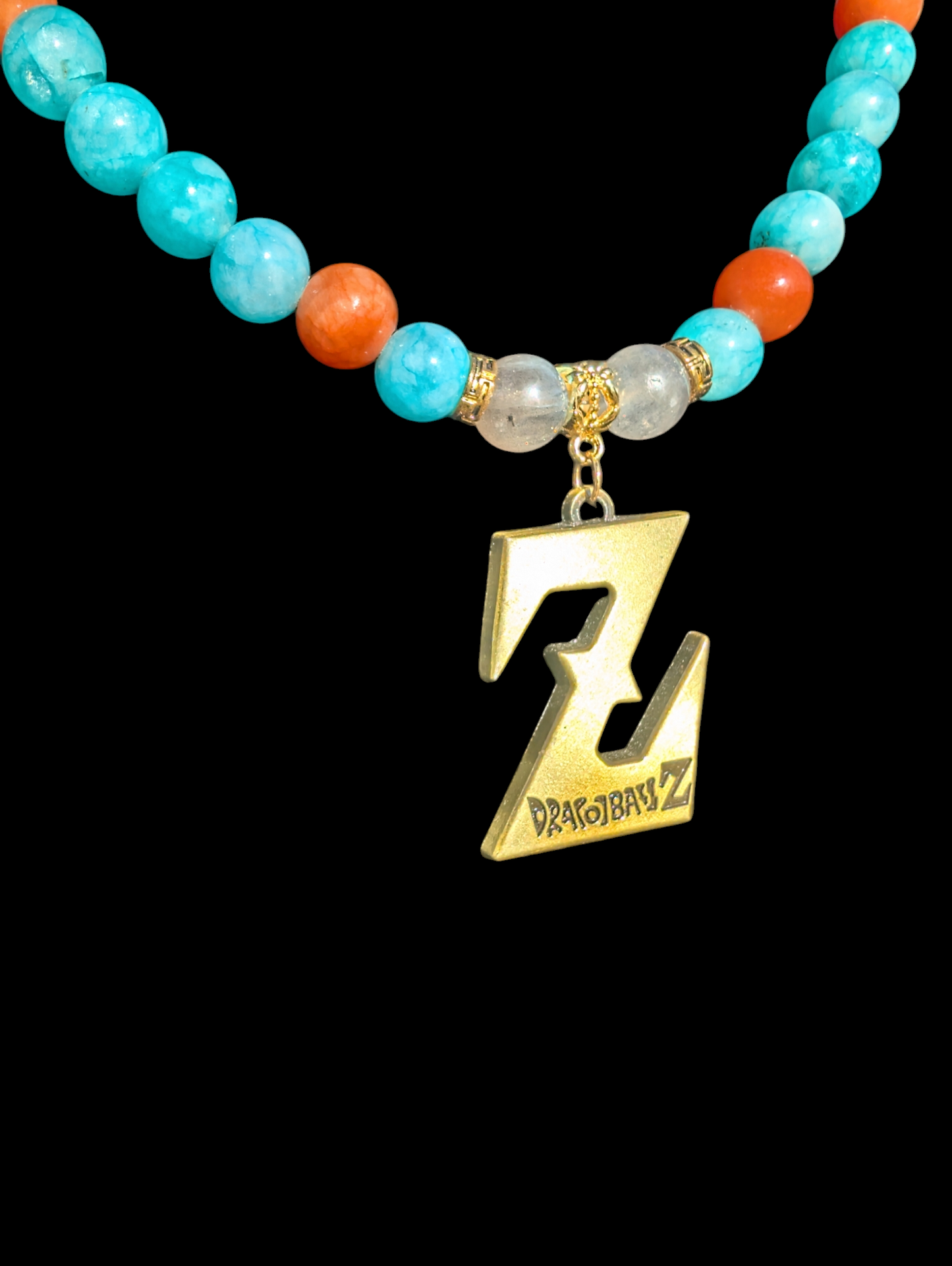 Anime Inspired Charmed Stone Necklace (10mm)