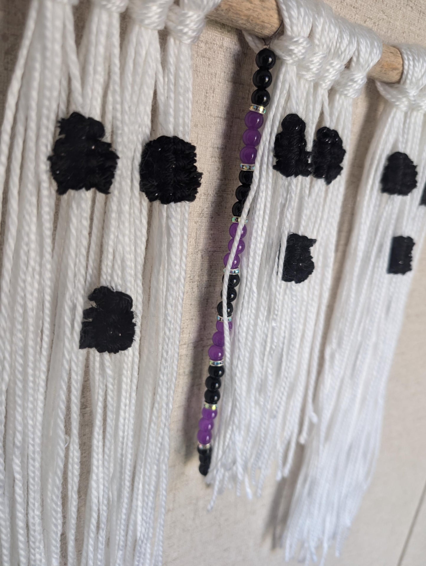 Halloween Ghost Wall Hanging 15" W 14.5" L