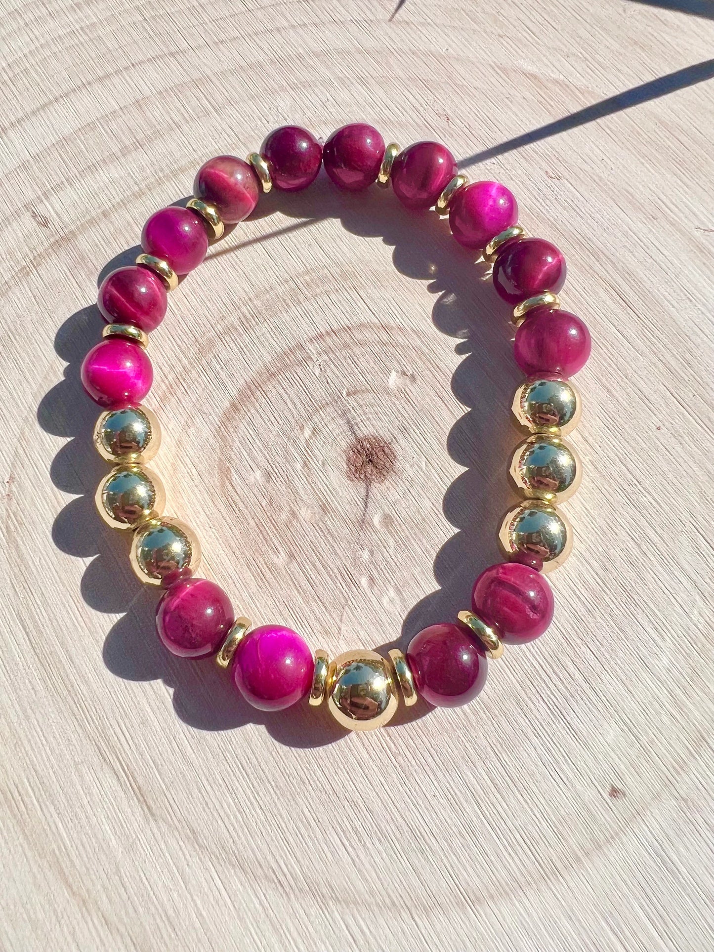 18k Gold Plated Galaxy Collection Bracelet 8mm (8mm)